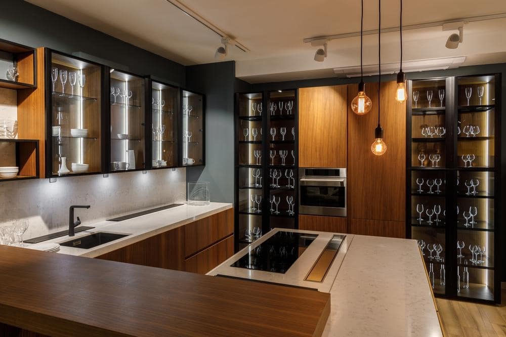  Modern custom kitchen bar cabinets